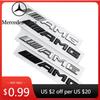 Adesivo per Auto Per Mercedes Benz W204 W205 W176 W177 W212 W213 Adesivo AMG Accessori Logo 3D ABS Nero Emblema AMG Lettere Auto Tru