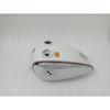 PUCH 250 TF 1952 250Cc White & Chrome Steel Petrol Fuel Tank With Cap |Fit For
