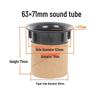 HiFi Car Speaker Port: 5-12 Inch Subwoofer Vent Sound Tube.