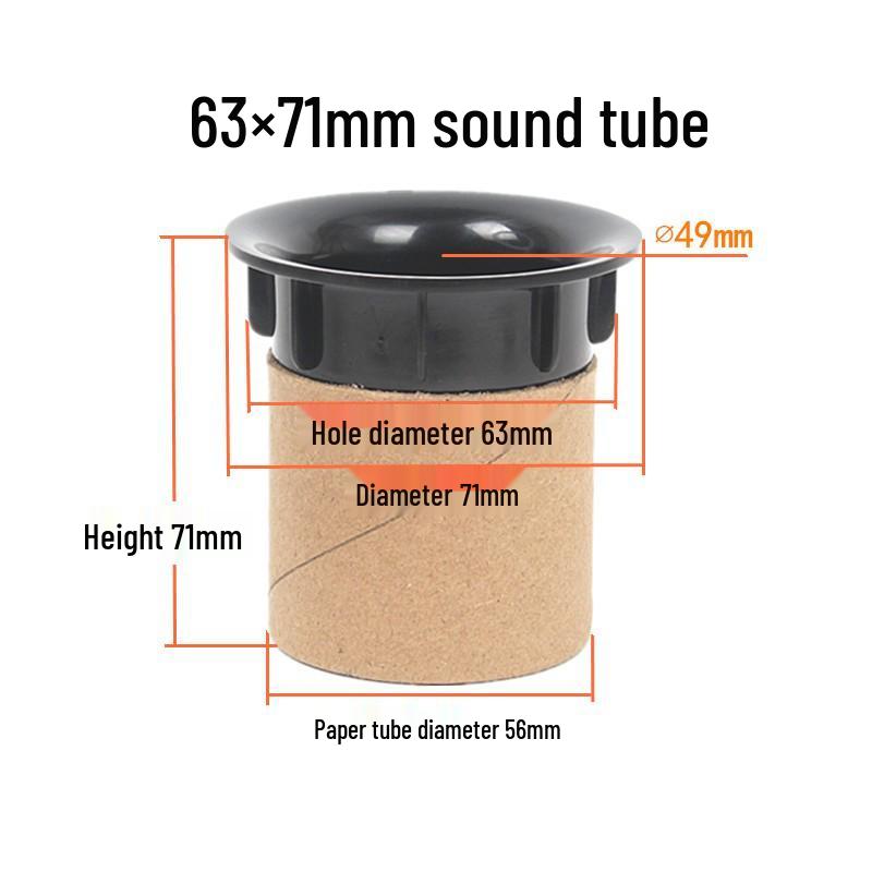 HiFi Car Speaker Port: 5-12 Inch Subwoofer Vent Sound Tube.