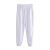 Kaslead New Arrival Women's Clothing Fashion Style Stylish Simple and Versatile Terry Knitting Elastic Waist Ankle-Tied Pants