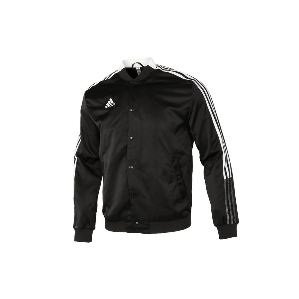 Adidas Jackets Men's Black Baseball Collar Moderate Pilot GL6860