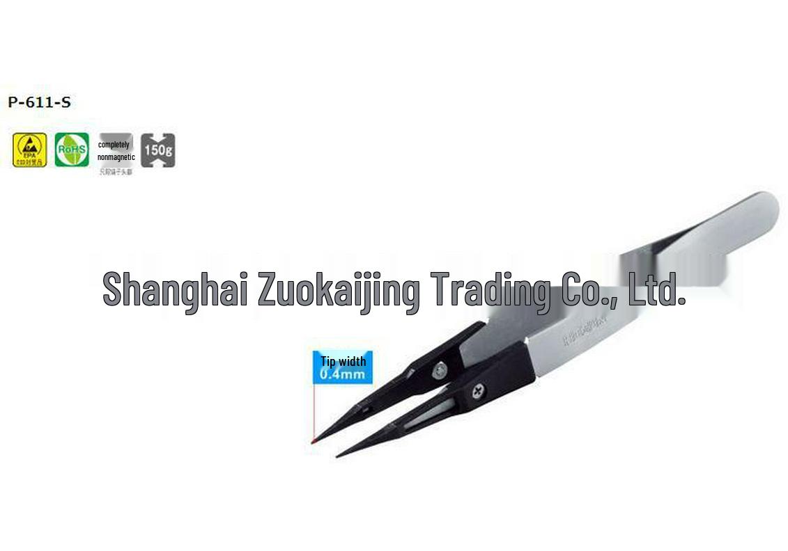 Genuine Japanese HOZAN P-611-S Tweezers with Replaceable Tips by Sakakii P-611S-1