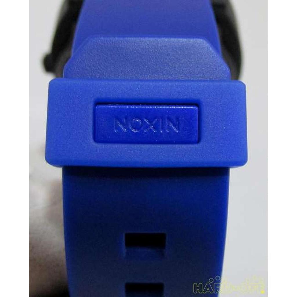 Used NIXON Black x Blue Belt Rubber TIME TELLER P
