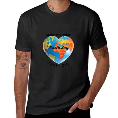 Earth Day TShirt Blanks Shirts Graphic Tees Kawaii Clothes Mens Graphic Tshirts Hip Hop