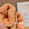 Warm winter gloves female couple five-finger knitting male cycling velvet student thickened cute jacquard