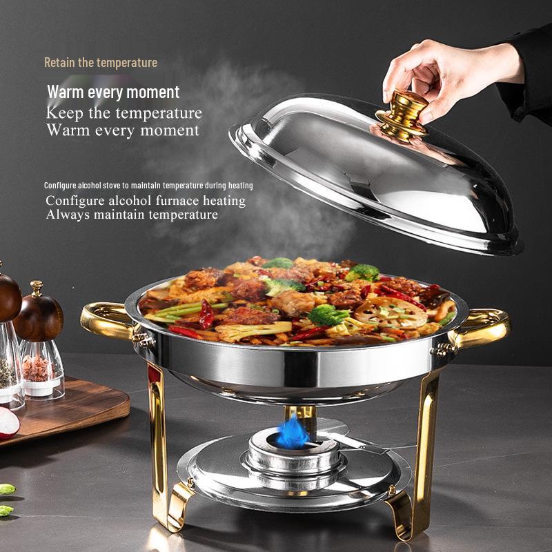 Durable High-Temperature Resistant Stainless Steel Chafer Dish Warmer - Insulated, Hot Selling, High Quality