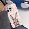 For Iphone 15 Pro Max Flower Rabbit Phone Case For IPhone 17 Air 16 15 14 13 12 11 Pro Max Plus Silicone Shockproof Case