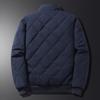 Winter Men Fleece Warm Padded Jacket Men Stand Collar Thermal Parkas Men Cotton Thicken Windbreaker Jacket Men Clothing