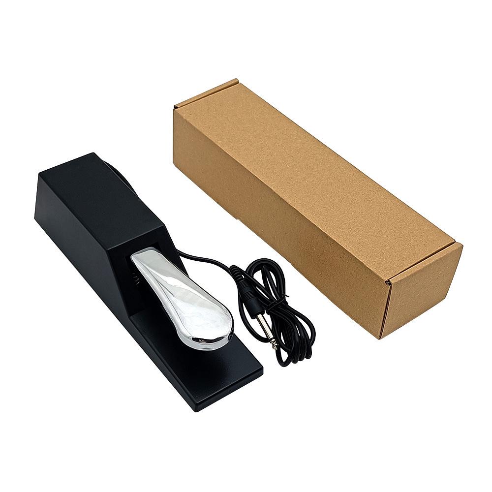 Universal Electronic Keyboard Sustain Pedal: Metal Foot Switch for Digital Piano & Synthesizer