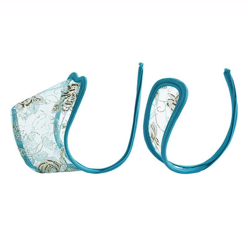 Unisex Invisible C-string Panties with Transparent Lace and Backless Thong Set