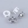 10Pcs Abs Plastic Bathroom Kitchen Basin Sink Overflow Cover Ring Insert Replacement Chrome Hole Round Drain Cap Basin Accessory