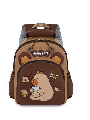 Dětský lehký vodoodpudivý batoh s dvojitými ramenními popruhy a velkou kapacitou