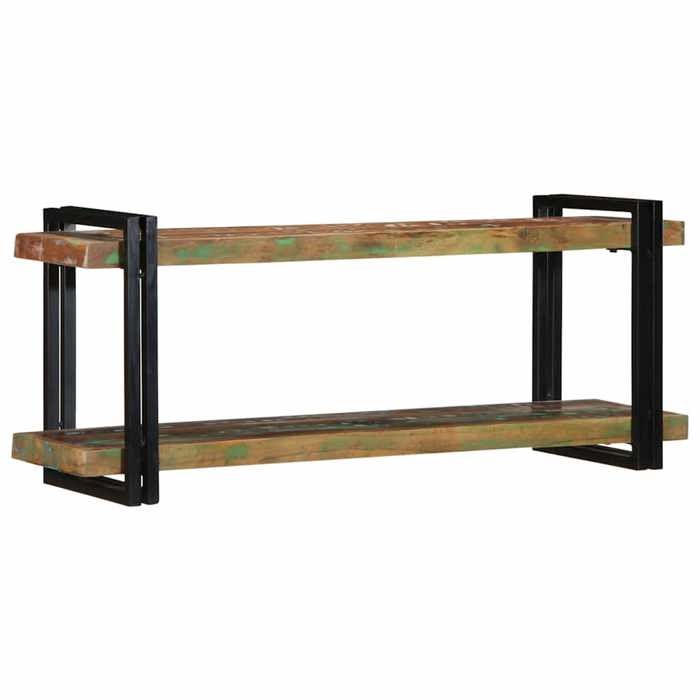 VidaXL Multicoloured Wall Shelf Solid Reclaimed Wood, Floating Shelf, Display Wall Shelf, CD Shelf, 4017489