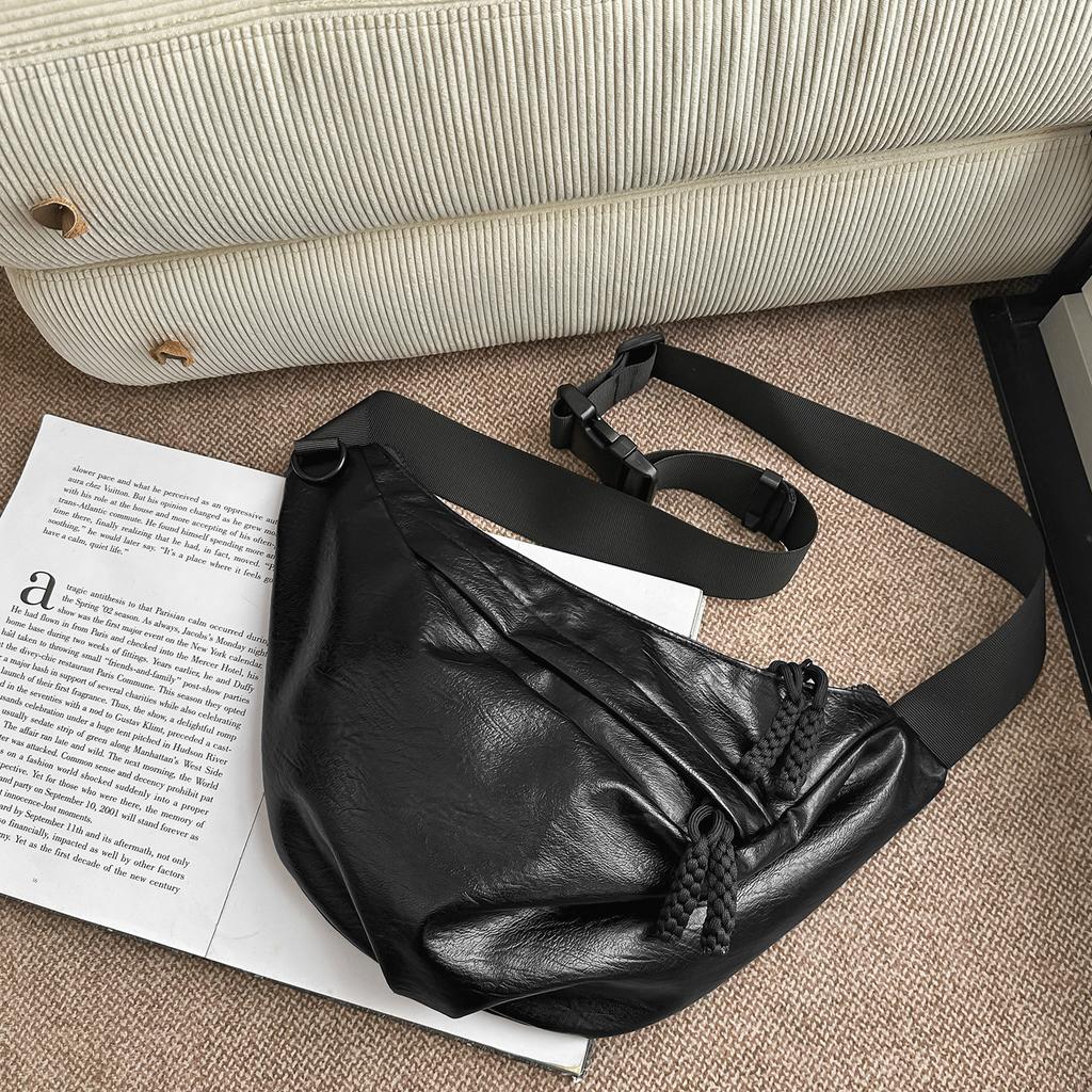 Men's and women's messenger bags, large-capacity casual versatile shoulder bags, fanny packs, fashionable foreign leisure bags