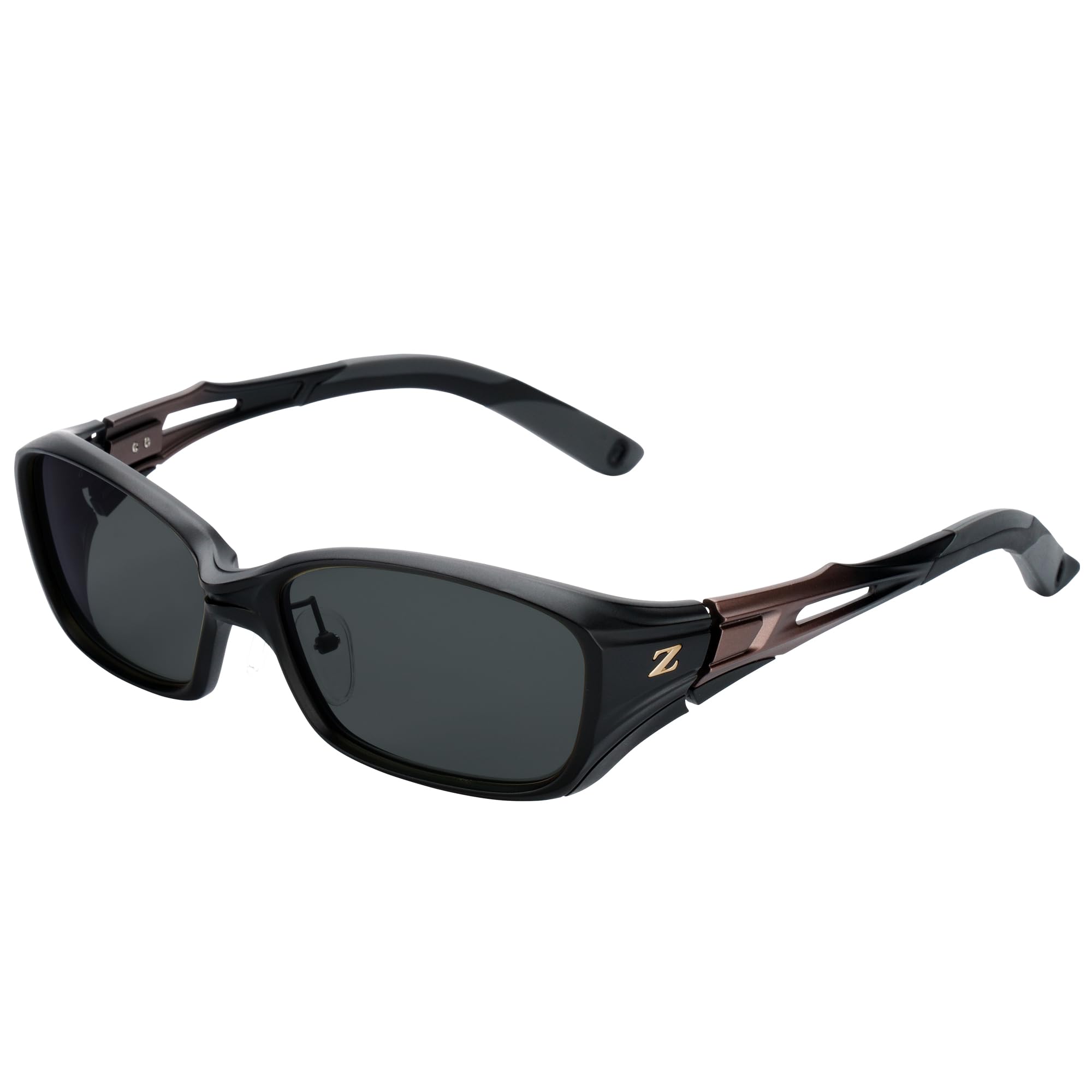 

Zeku Polarized Sunglasses Devon Gradient TRUEVIEW FOCUS [Zeque] F-2072 Black/Bronze