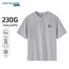 Jeanswest Men's Casual Waffle Round Neck Short Sleeve T-Shirt