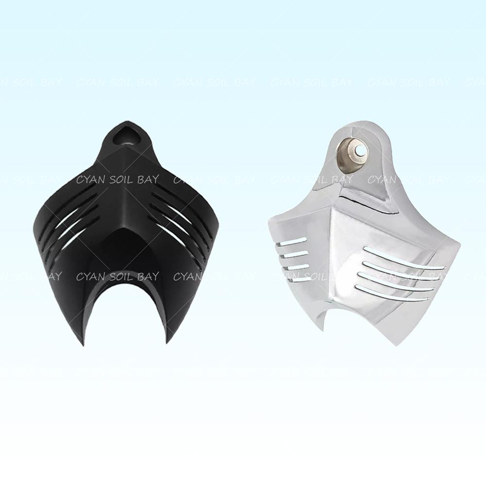 For Harley Dyna Glide Street FXDB Fat Bob Twin Cam 88 96 Electra EVO D25 Aluminum Motorcycle V-shield Stock Cowbell Horn Cover