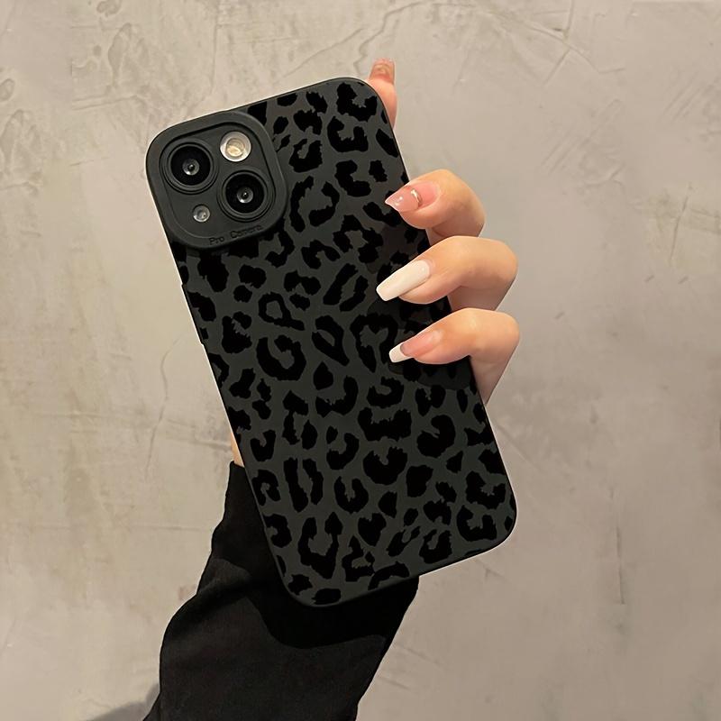 Leopard Print Graphic Phone Case for iPhone 15 14 13 12 11 X XR Xs SE2 SE 8 7 Plus Pro Max Mini Silicone Back Cover