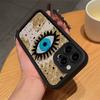 Blue eyes Apple 14/13/12/11 anti-drop phone case iPhoneXR/Xsmax personality 15/16 soft case
