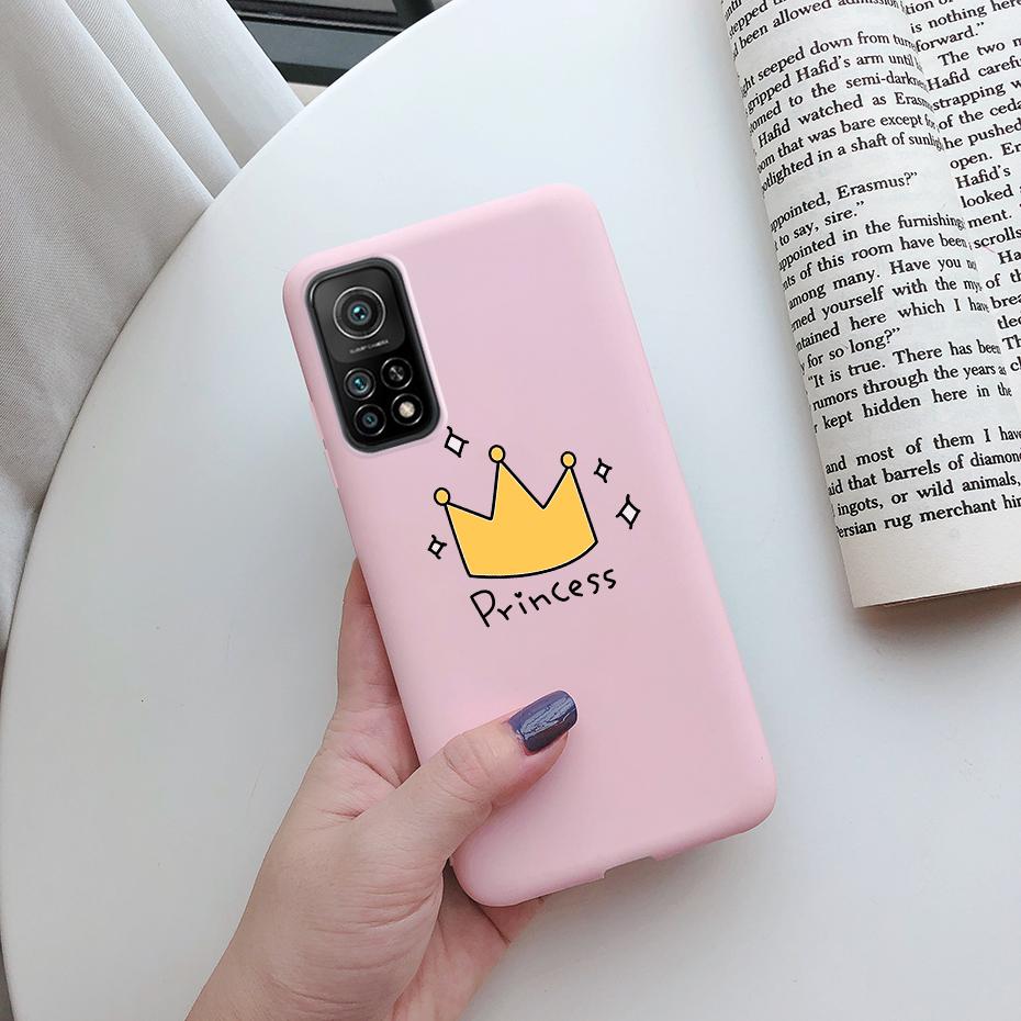 For Xiaomi Mi 10T Pro Case Cute Funda Silicone Matte TPU Soft Back protective Cover For xiaomi mi 10t 10tpro mi10T 10 t pro Case