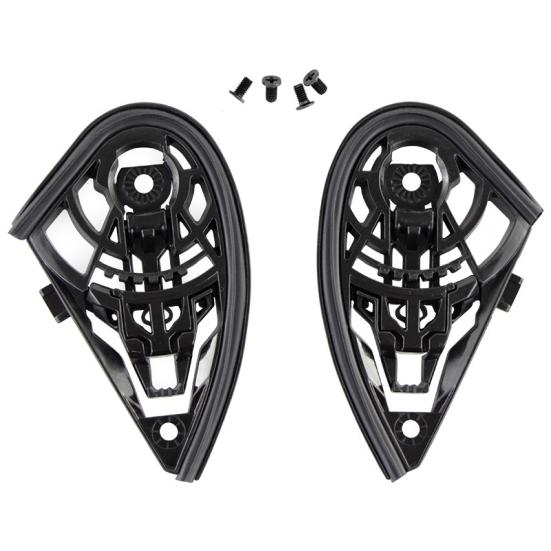 1 Pair Shield Base Plate Compact Tight ABS Helmet Gear Base Plate for AGV K1 K3SV K5 / K3 K4