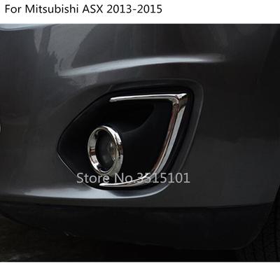 Rámček na predné hmlové svetlo na auto, nalepka na obočie, ABS chrómový kryt pre Mitsubishi ASX 2013 2014 2015 2016 2017