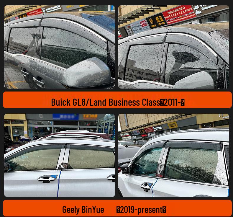 Nissan Xterra Window Visor Rain Guards and Eyebrows