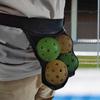 Tennisball-Bandhalter Netzdesign Schweißfest Schweißbeständig Ballhalter Verstellbar Tragbar Taille Hüfttasche Multifunktional Ball