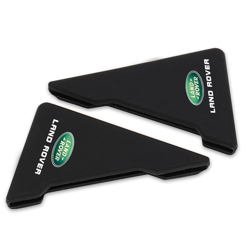 2 Pièces Protection d'Angle de Porte de Voiture en Silicone Anti-Collision pour Land Rover Discovery Range Rover Evpque Defender Voiture Lunettes Rover L322 L405