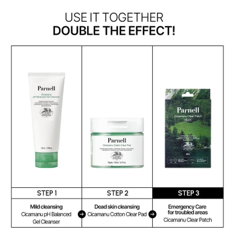 Parnell Cicamanu Klarsichtpflaster (48 Stück)