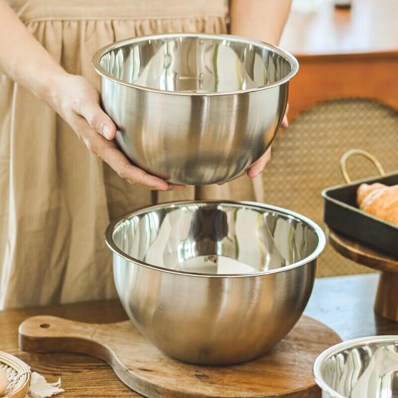 Qiiwei Stainless Steel Deep Mixing Bowl