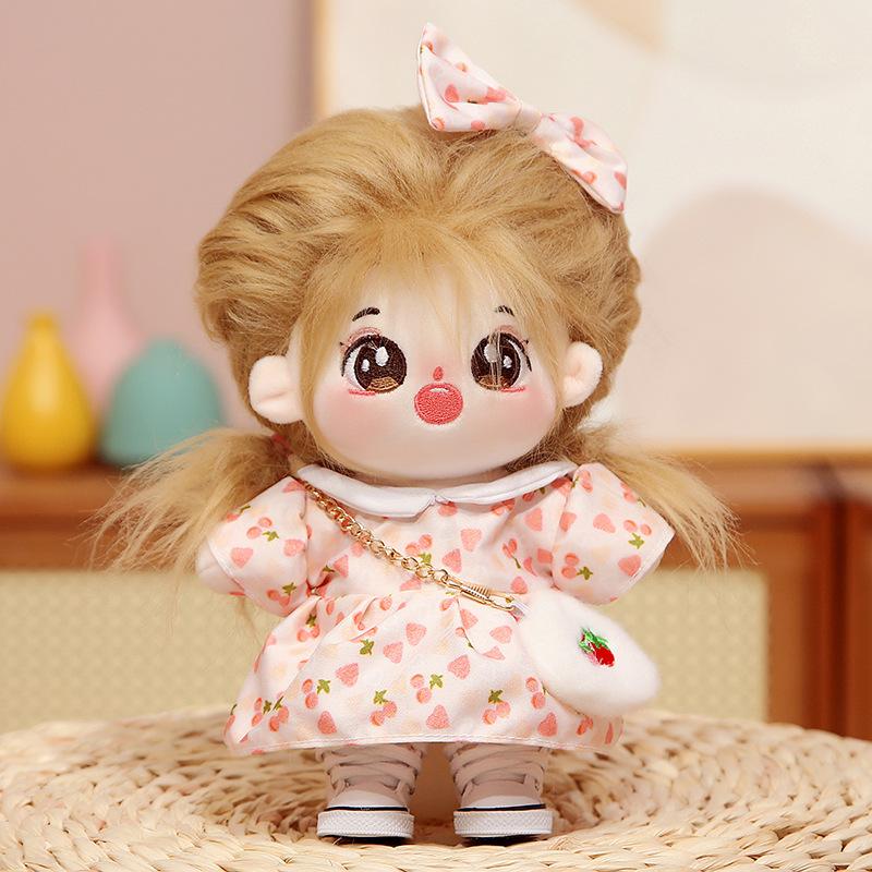 20cm Cotton Doll Clothes Skirt Plush Doll Girls Can Change Clothes Dolls To Give Gifts To Girls Best Friends
