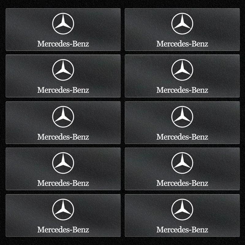 SUD2   1/2/5/10pcs Car Stickers emblem Auto Decor Decals Window Wiper Stickers For Mercedes Benz W124 W126 W140 W168 W169 W176 W220