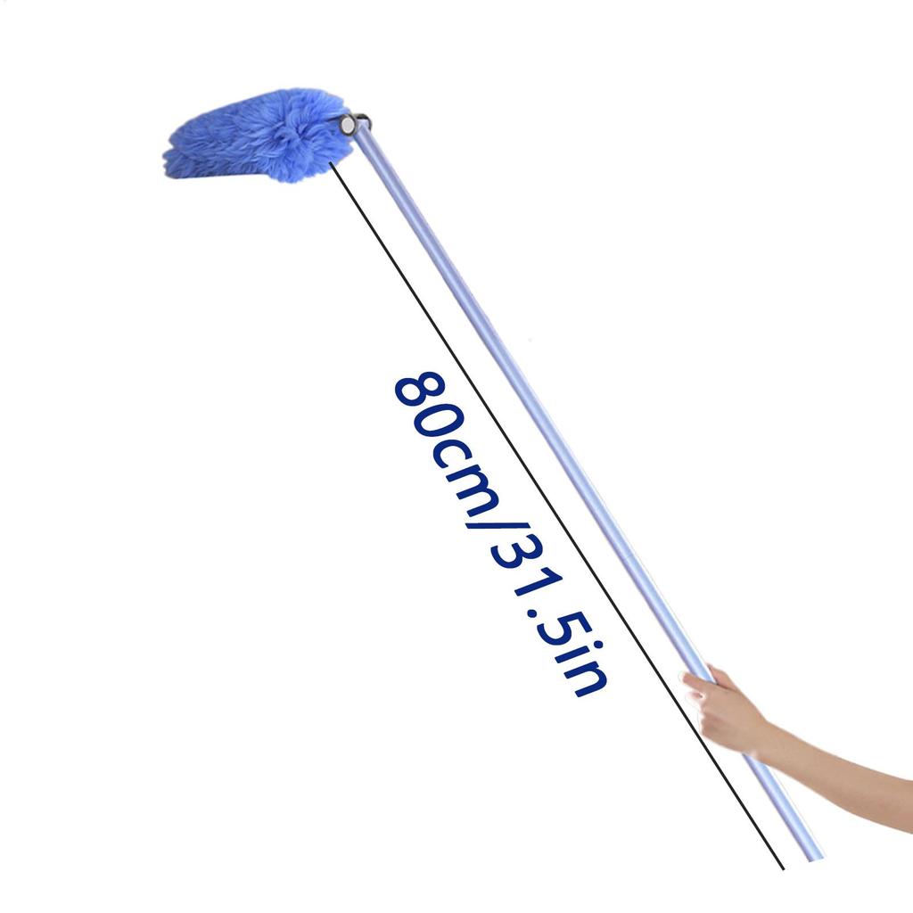 Microfiber Duster 180 Degree Adjustable Washable Bendable Spider Web Brush Ceiling Cleaning Kit Cleaner For Wet Or Dry Cobweb