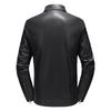 Men's Leather Jacket Spring, Autumn and Winter Slim-fit Trend Plus Velvet Thickened Motorcycle Jacket Men's Leather Jacket