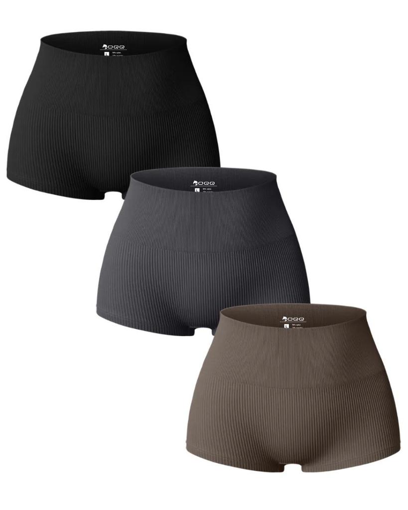 Damen High Waist Europäische und Amerikanische Bauchkontrolle Yoga Shorts