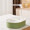 USB Electric Circulating Water Bird Bathtub with Resting Stick U-shaped Parrot Shower  Indoor Cage
