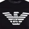 Emporio Armani Logo Print Crew Neck Casual Long Sleeve T-Shirt Men Tops Navy-Blue 8N1T64-1JNQZ-0939