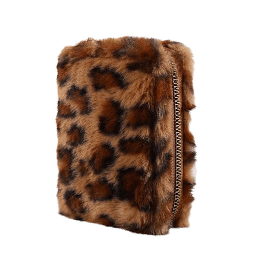 Soft Leopard Print Coin Purse Large Capacity Short Card Holder Versatile Storage Bag Daily Use