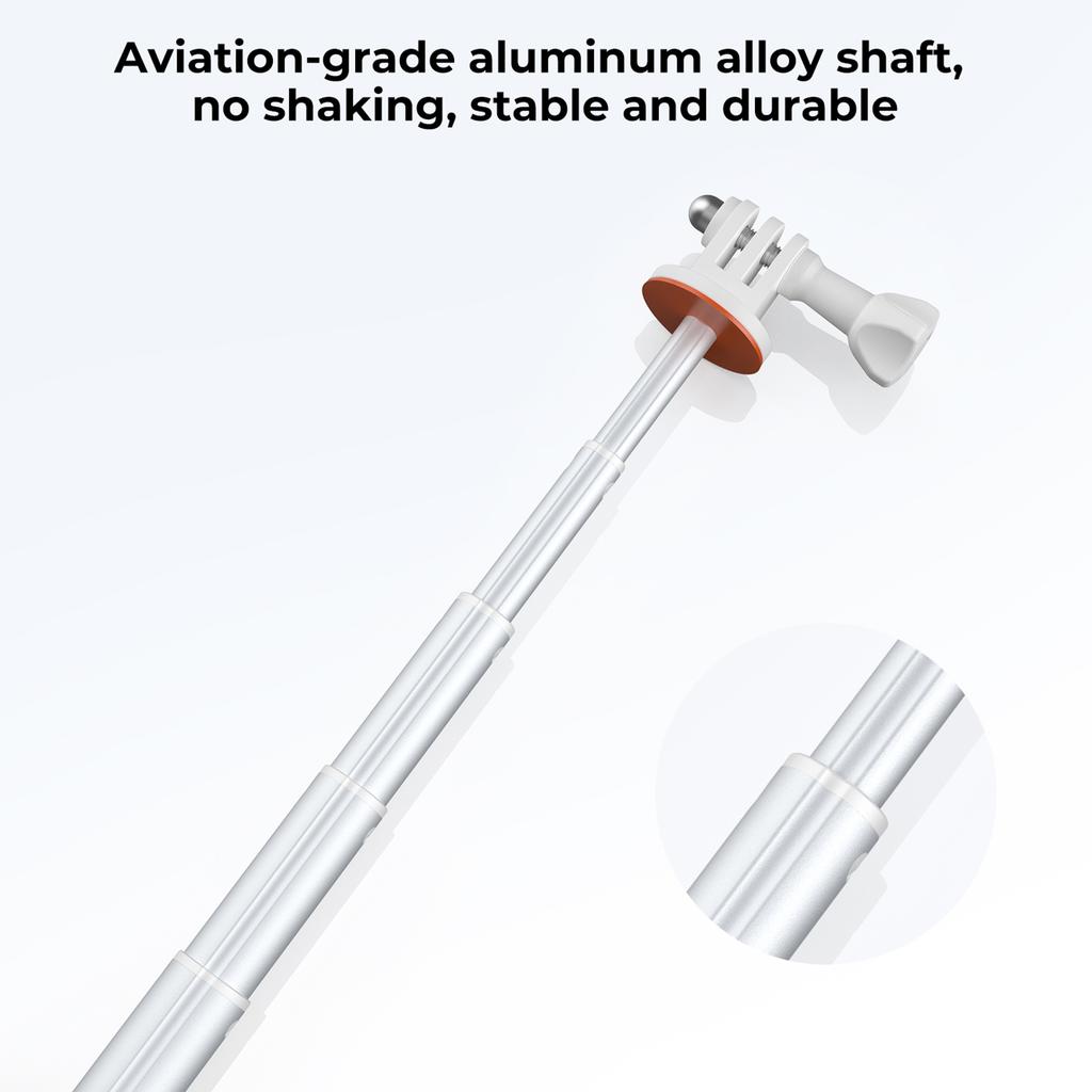 Sports Camera Extendable Selfie Stick Tripod Aluminum Alloy 32cmCelsius12.6in  . Height 2kg Load Capacity Replacement for     12C