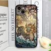 Stylish Chinese Style Golden Dragon Printed Phone Case for Samsung Galaxy S25 S24 S24+ S23 Ultra S22 Plus S21 FE S20 Hard Cover