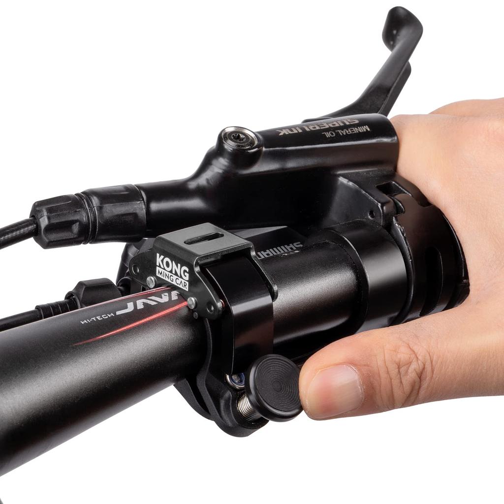 aluminum bicycle bell with a refreshing tone and mute black Lightweight, loud, function, (KO-280)