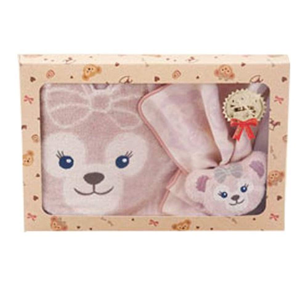 

ShellieMay Gift Set (Bib, 2 Gauze Handkerchiefs, Rattle) [DisneySea Exclusive] Baby Shower Gift, Baby Goods, Pink