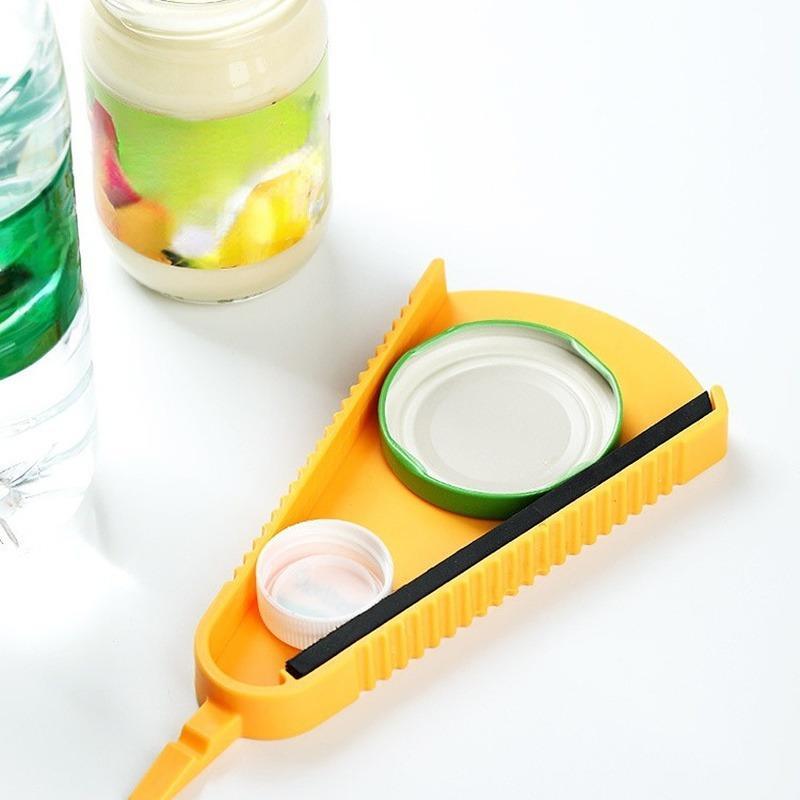 Multifunktionell Ölburköppnare Läskburkar Flasköppnare Halkfri Öl Dryck Läsk Vin Redskap Burköppnare Utomhusverktyg LS