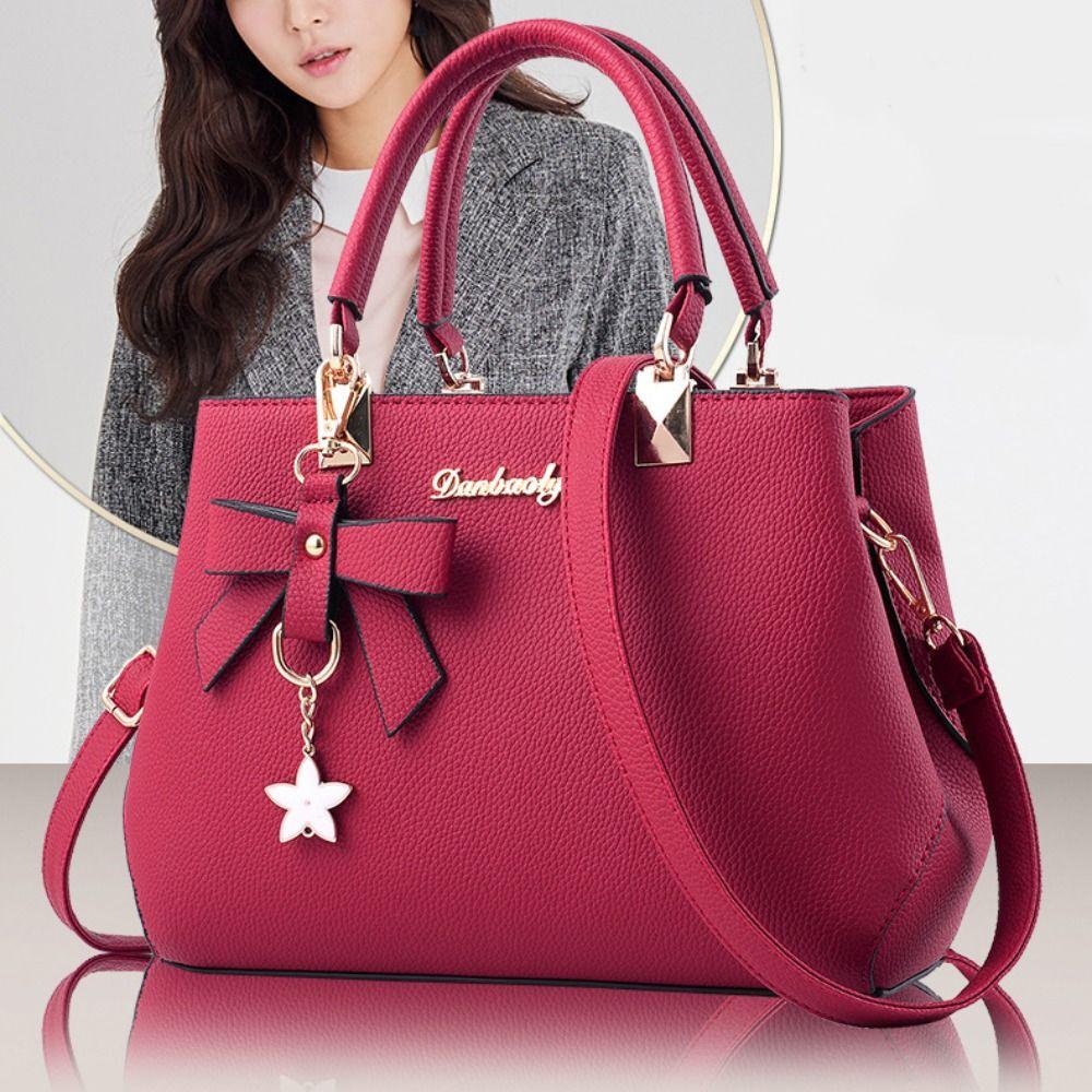 Damen Femininas Damen Umhängetaschen Quadratische Schultertaschen Handtaschen Große Handtaschen mit oberem Griff Damen-Handtaschen