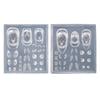 Elf Ear Nail Art Handcrafts Moulds DIY Nail Tools Elf Doll Nail Carving Molds Silicone Material for Nail Decoration