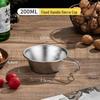 304 Stainless Steel Folding Camping Sierra Bowl Set