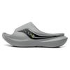 Cradle Slip Resistant Abrasion Resistant Slide Slippers Unisex Gray Black S28901-8