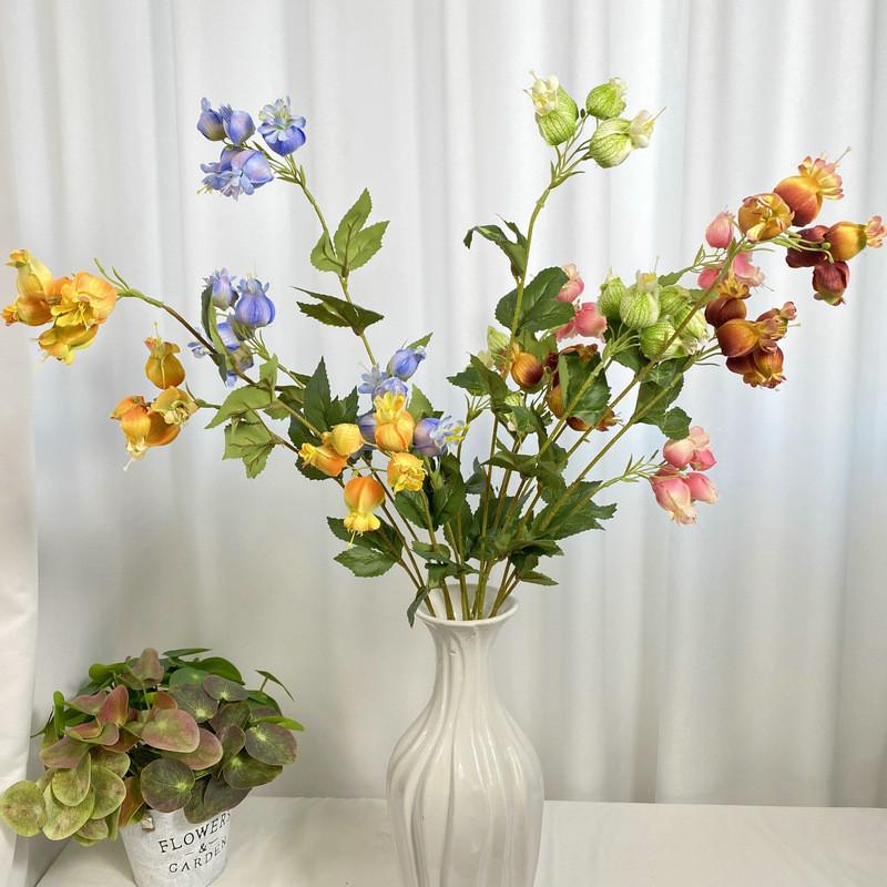 Silk Flowers Lantern For Event Decorations Photography Props And Gifts Home